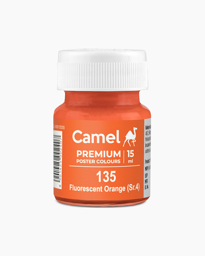 Fluorescent Orange Camel Premium Poster Colours